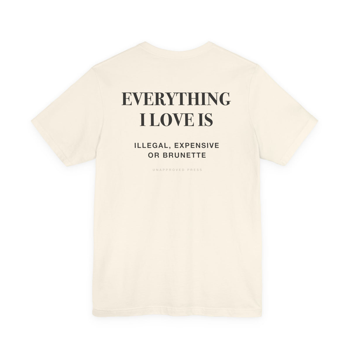 EVERYTHING I ENJOY IS // HEAVYWEIGHT TEE