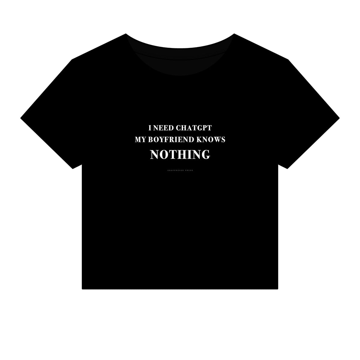 BOYFRIEND KNOWS NOTHING // BABY TEE