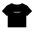 EXERCISING JUST ENOUGH // BABY TEE